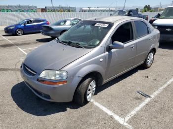  Salvage Chevrolet Aveo