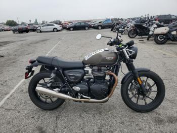  Salvage Triumph Motorcycle Street