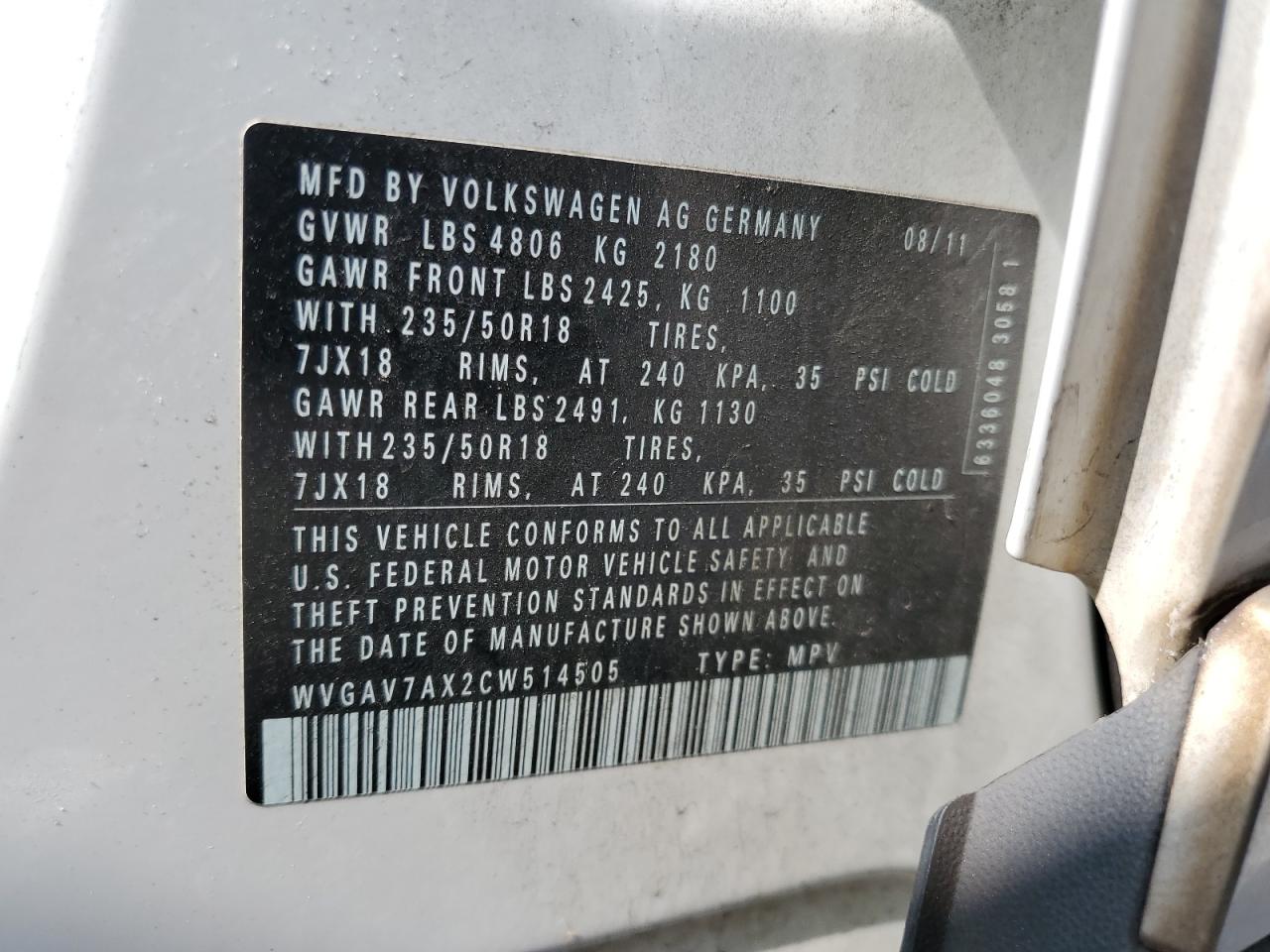 Volkswagen Tiguan S Image 13