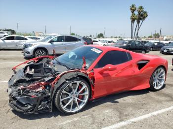  Salvage Ferrari F8 Spider