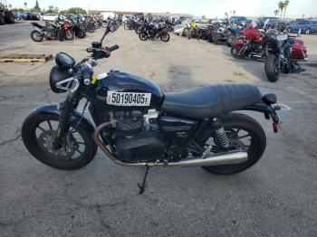  Salvage Triumph Motorcycle Street