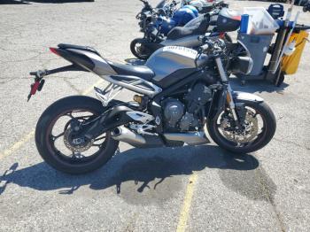 Salvage Triumph Motorcycle Street