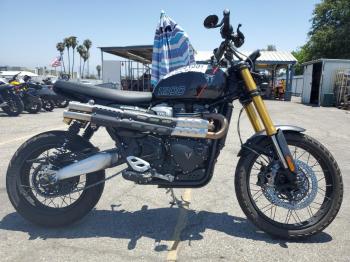  Salvage Triumph Motorcycle Scrambler