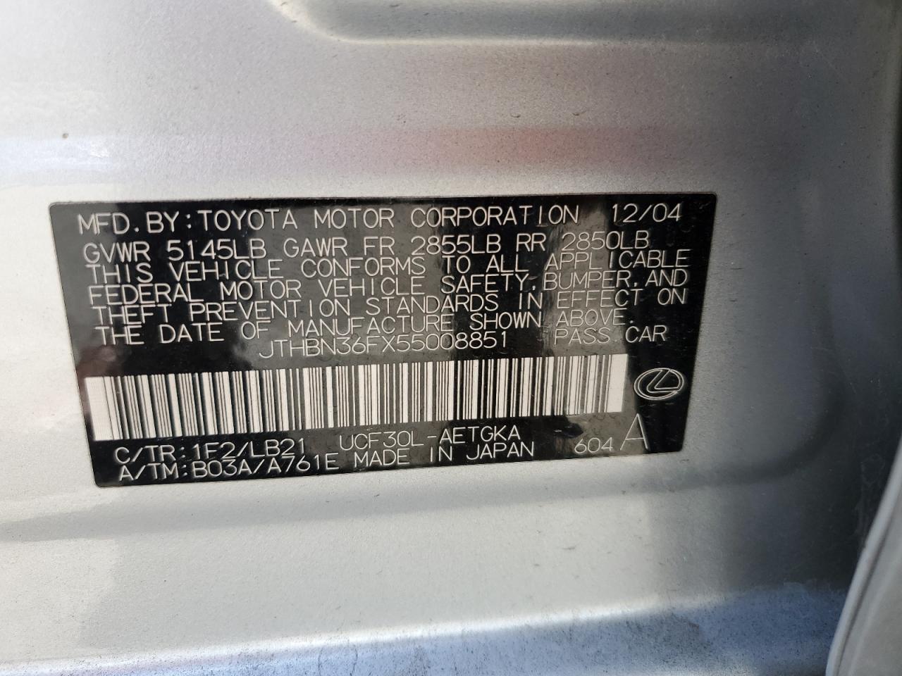 Lexus LS 430 Image 9