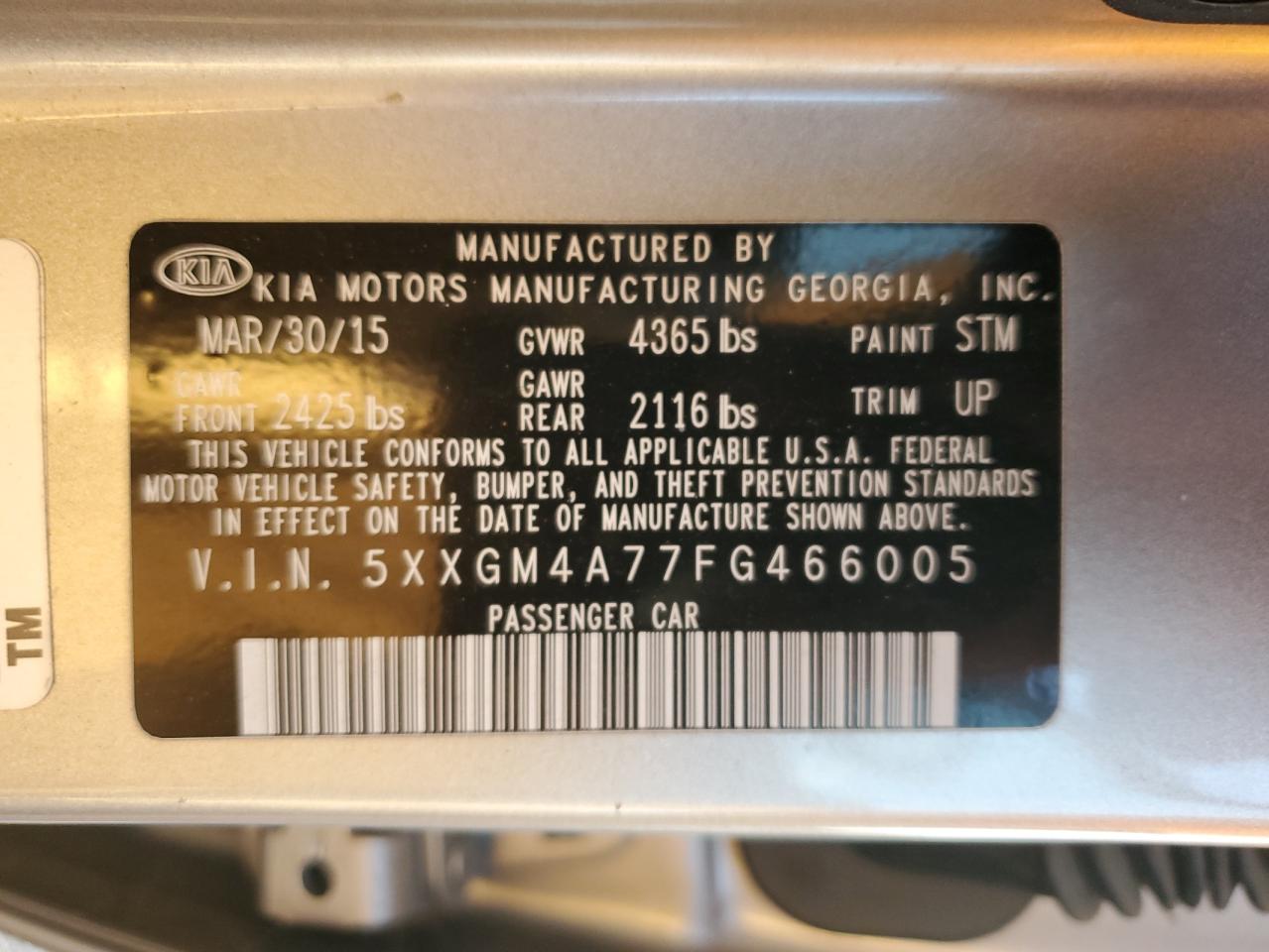 Kia Optima Lx Image 10