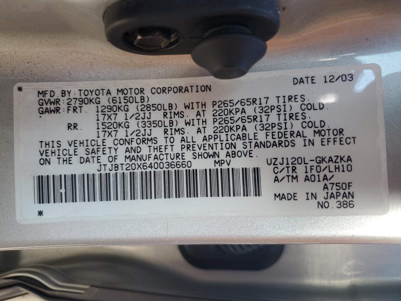 Lexus Gx 470 Image 13