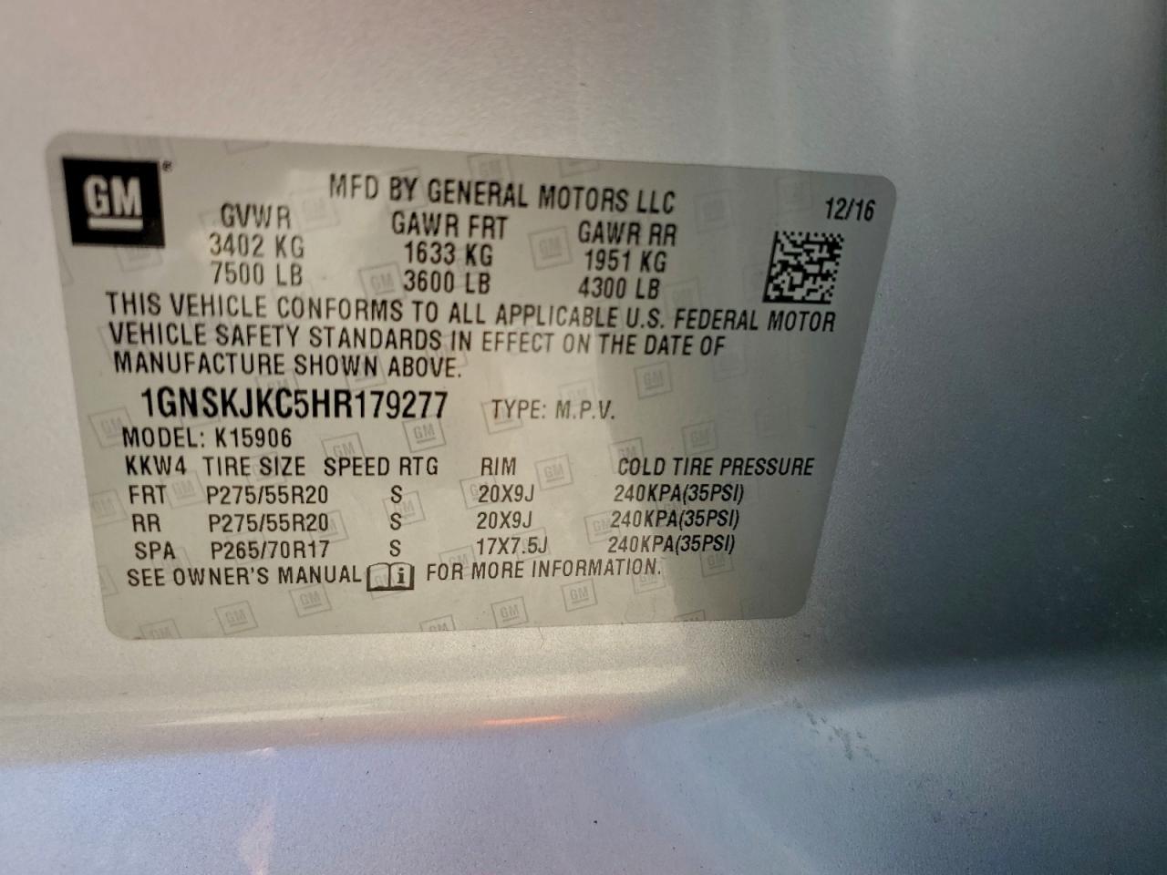 Chevrolet Suburban K1500 Premier Image 7