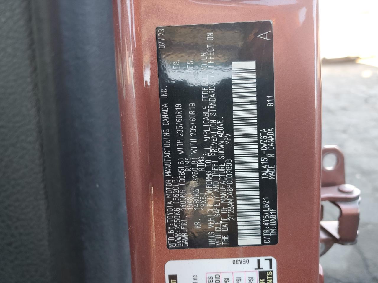 Lexus RX 350 Base Image 8