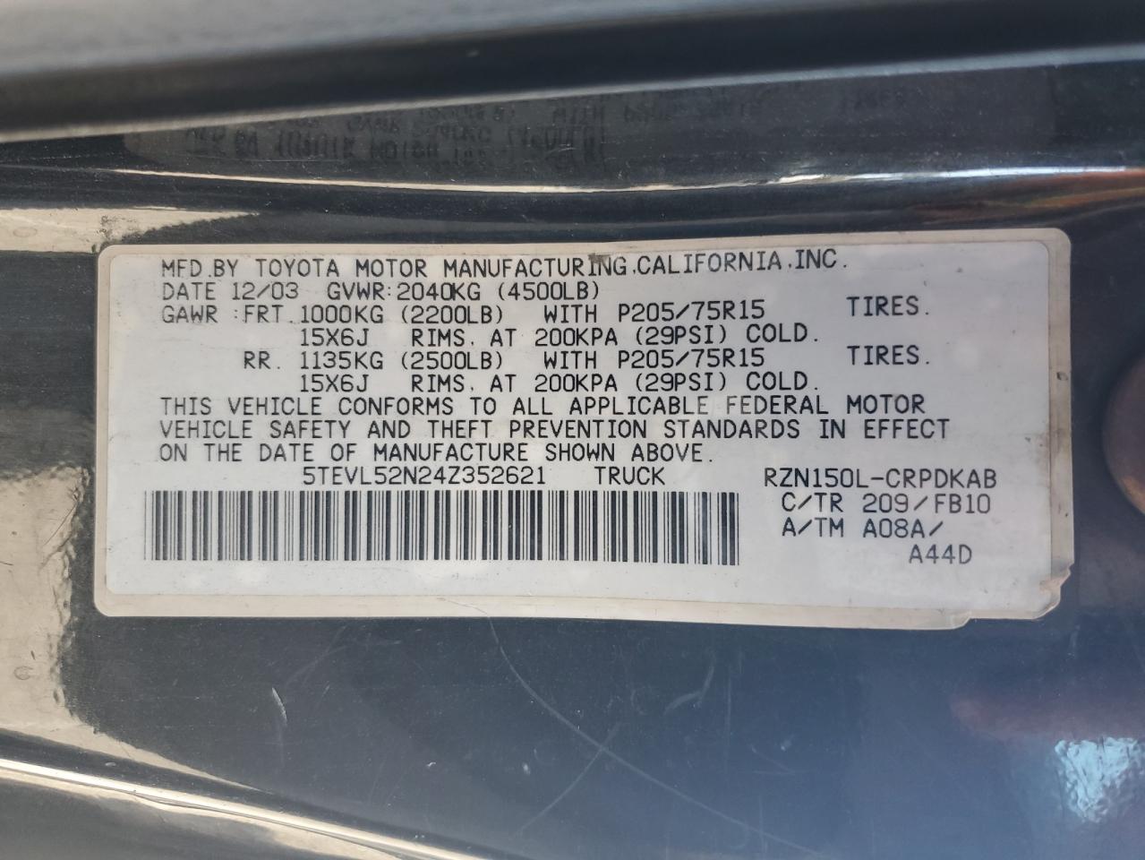 Toyota Tacoma Xtracab Image 13