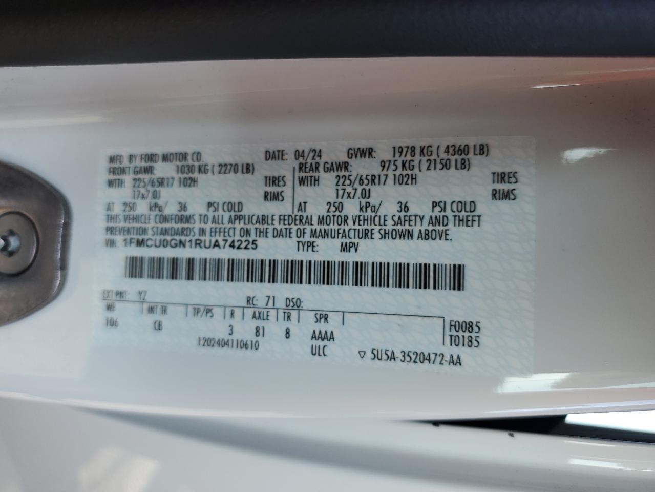 Ford Escape Active Image 13