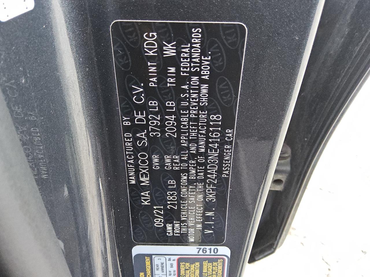 Kia Forte Fe Image 10