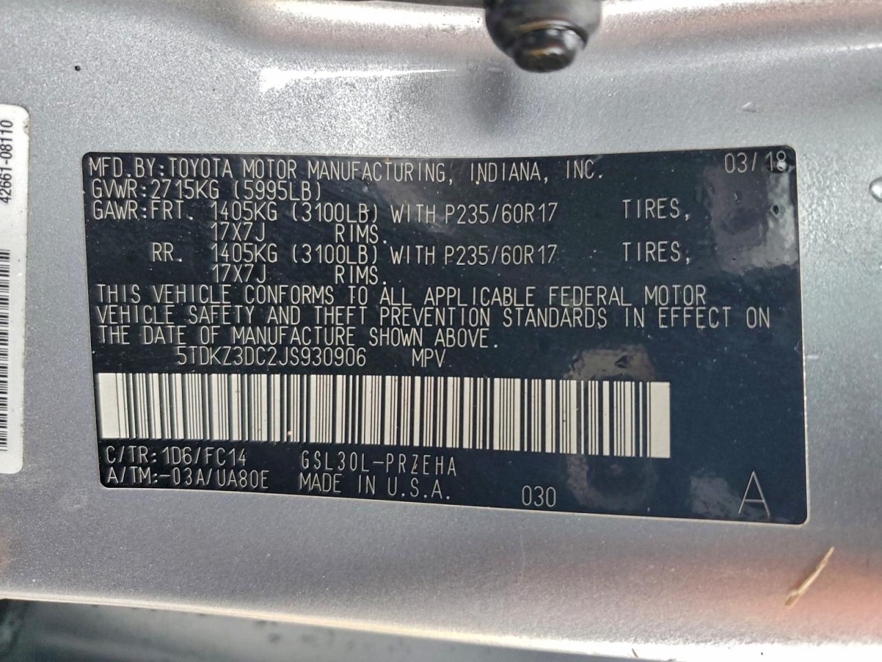 Toyota Sienna Le Image 10