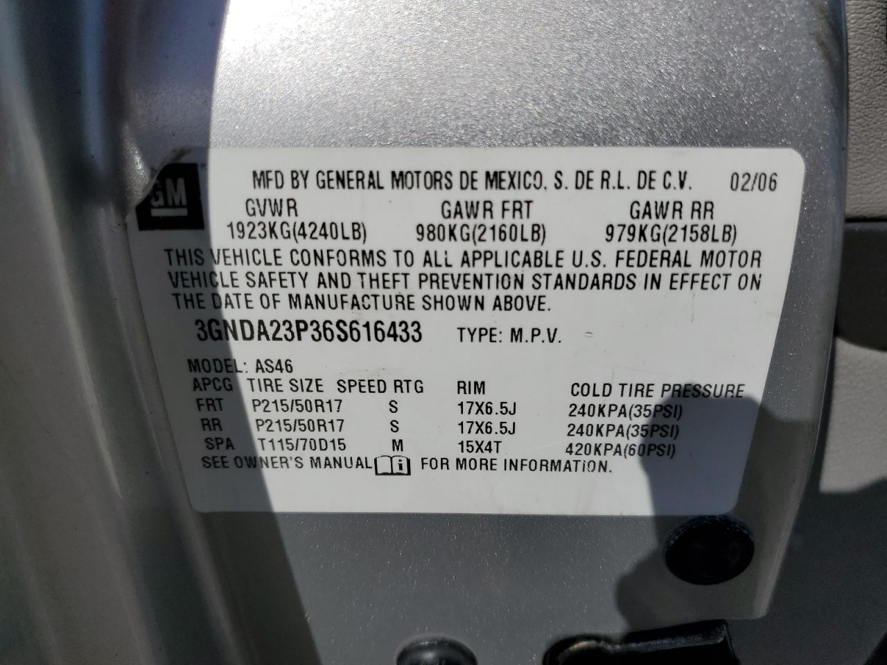 Chevrolet HHR Lt Image 9