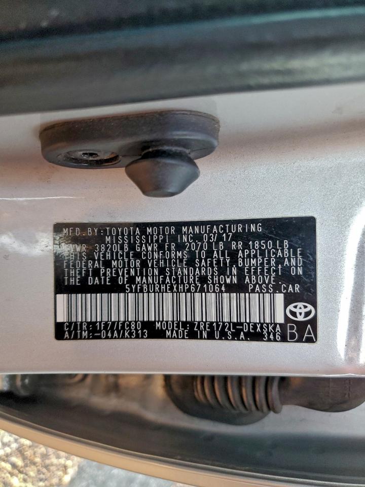 Toyota Corolla L Image 12