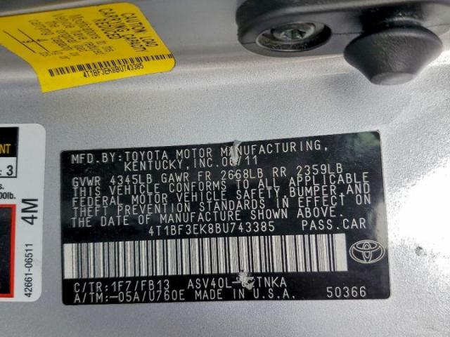 Toyota Camry Base Image 5
