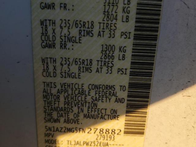 Nissan Murano S Image 3