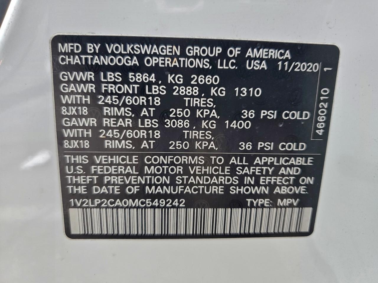 Volkswagen Atlas Se Image 8