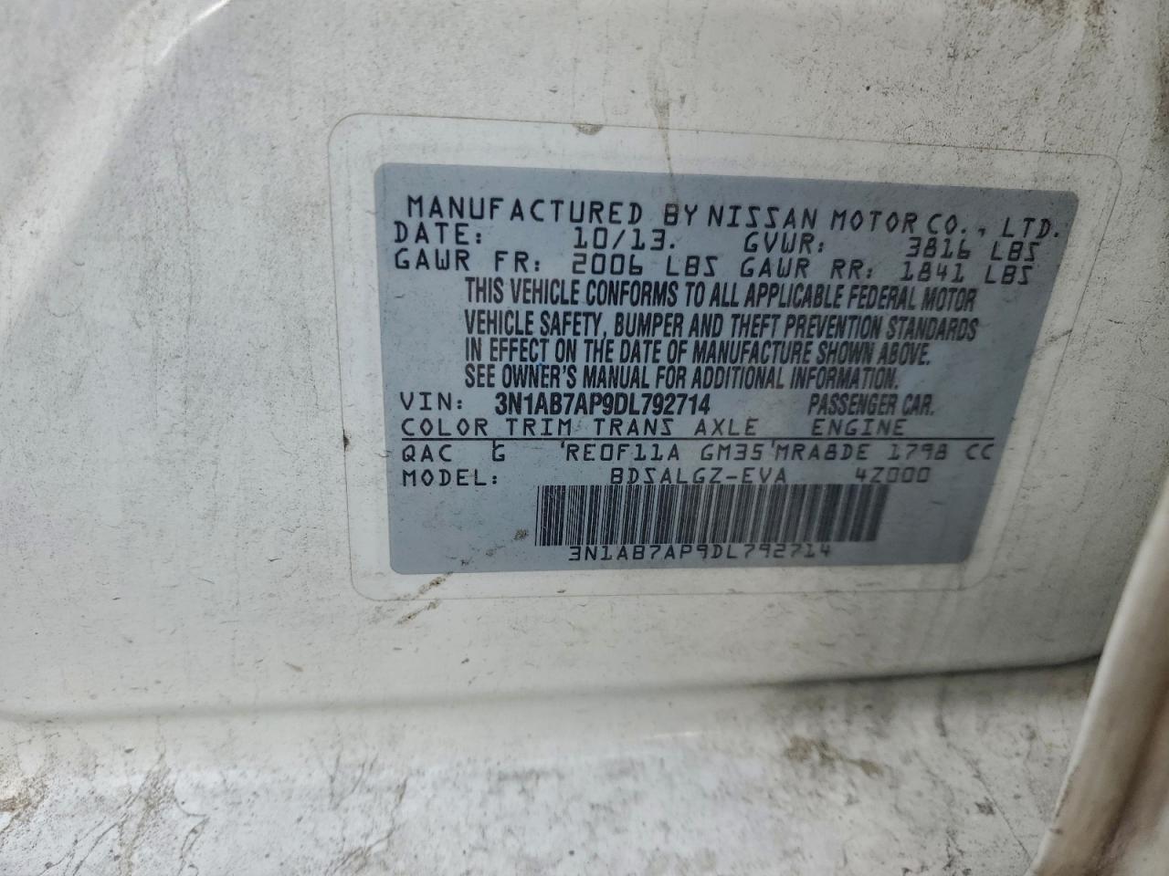 Nissan Sentra S Image 2