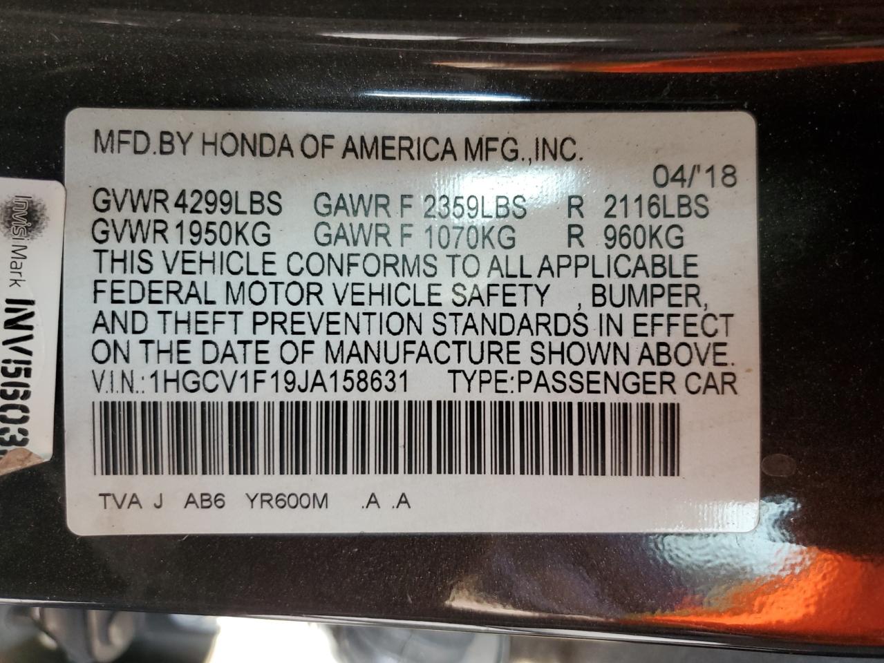 Honda Accord Lx Image 13