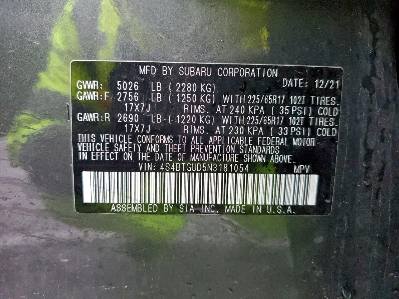 Subaru Outback Wilderness Image 11