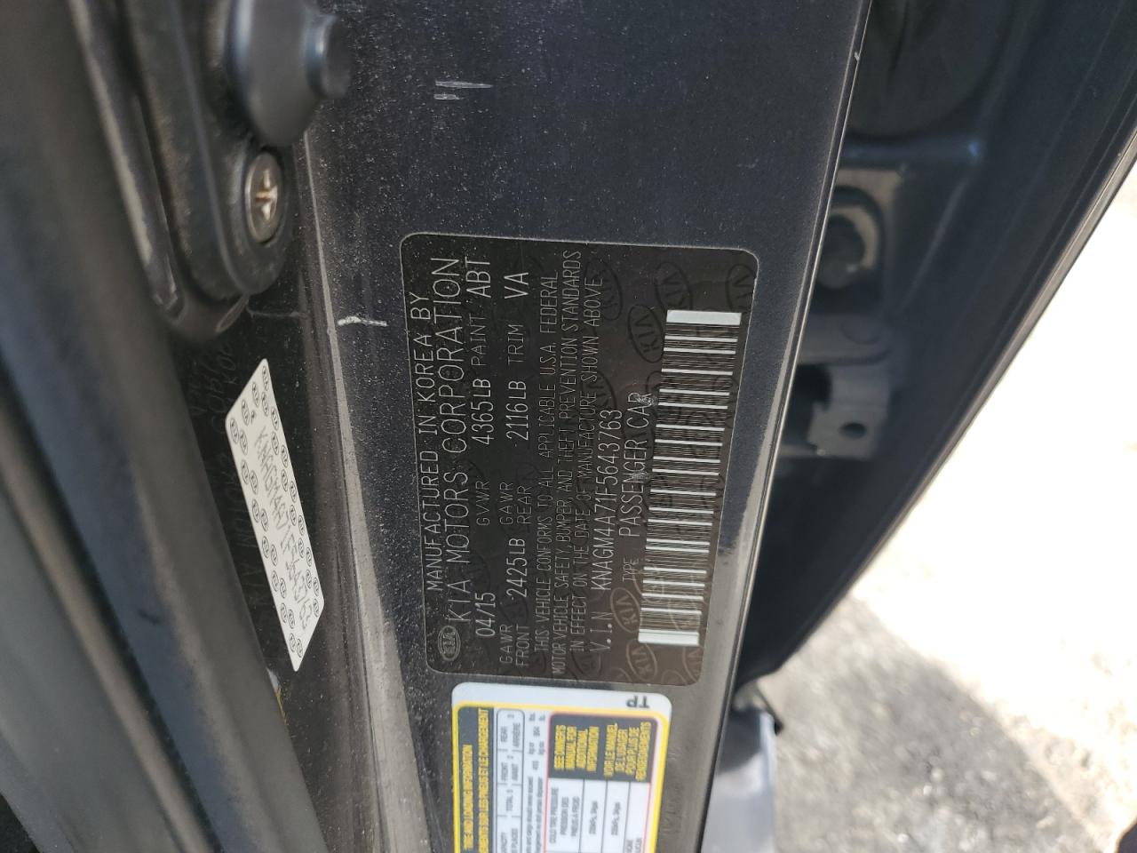 Kia Optima Lx Image 6