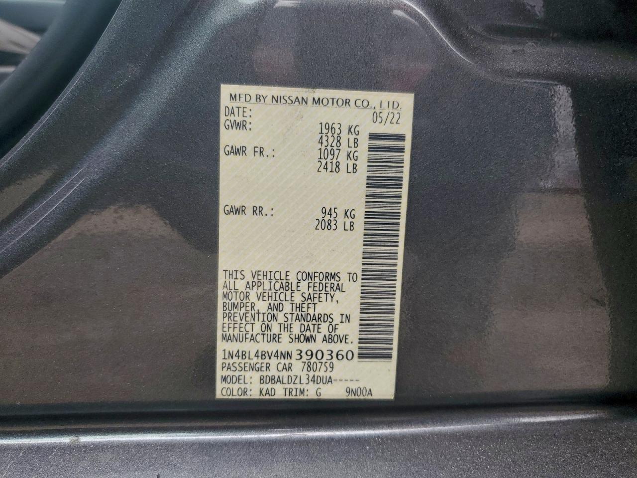 Nissan Altima S Image 4