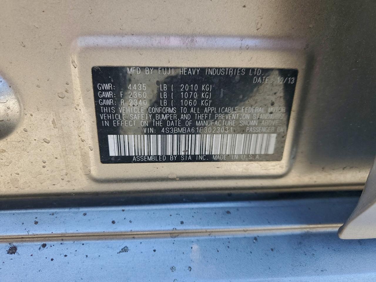 Subaru Legacy 2.5i Image 11