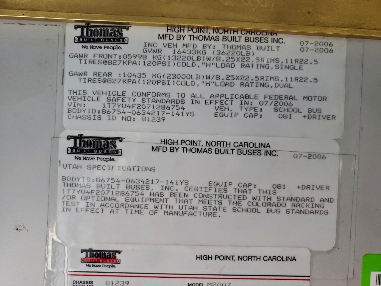 Thomas School Bus Image 8