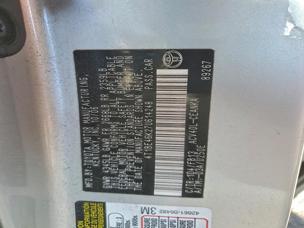 Toyota Camry Ce Image 11