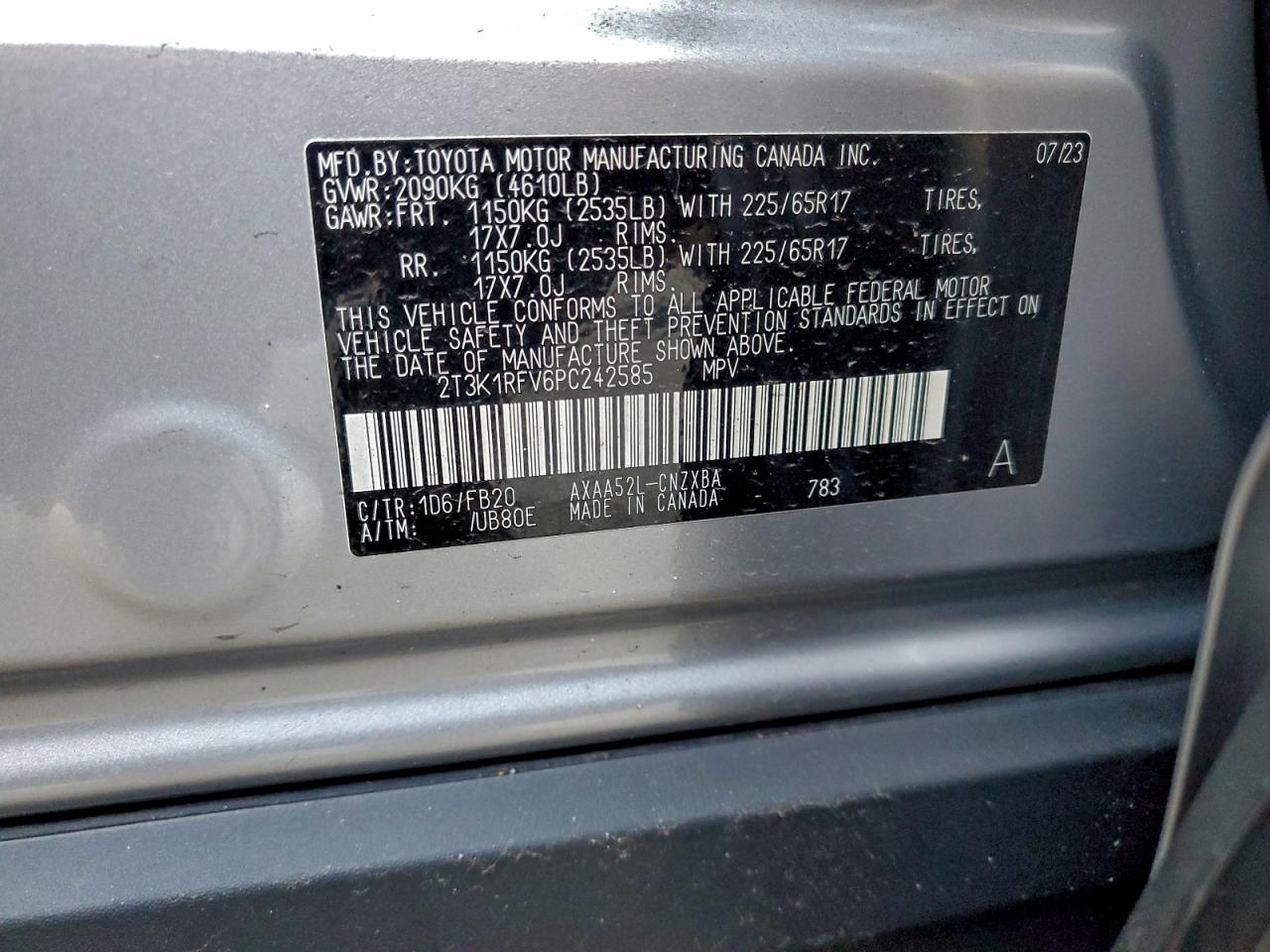 Toyota RAV4 Le Image 14