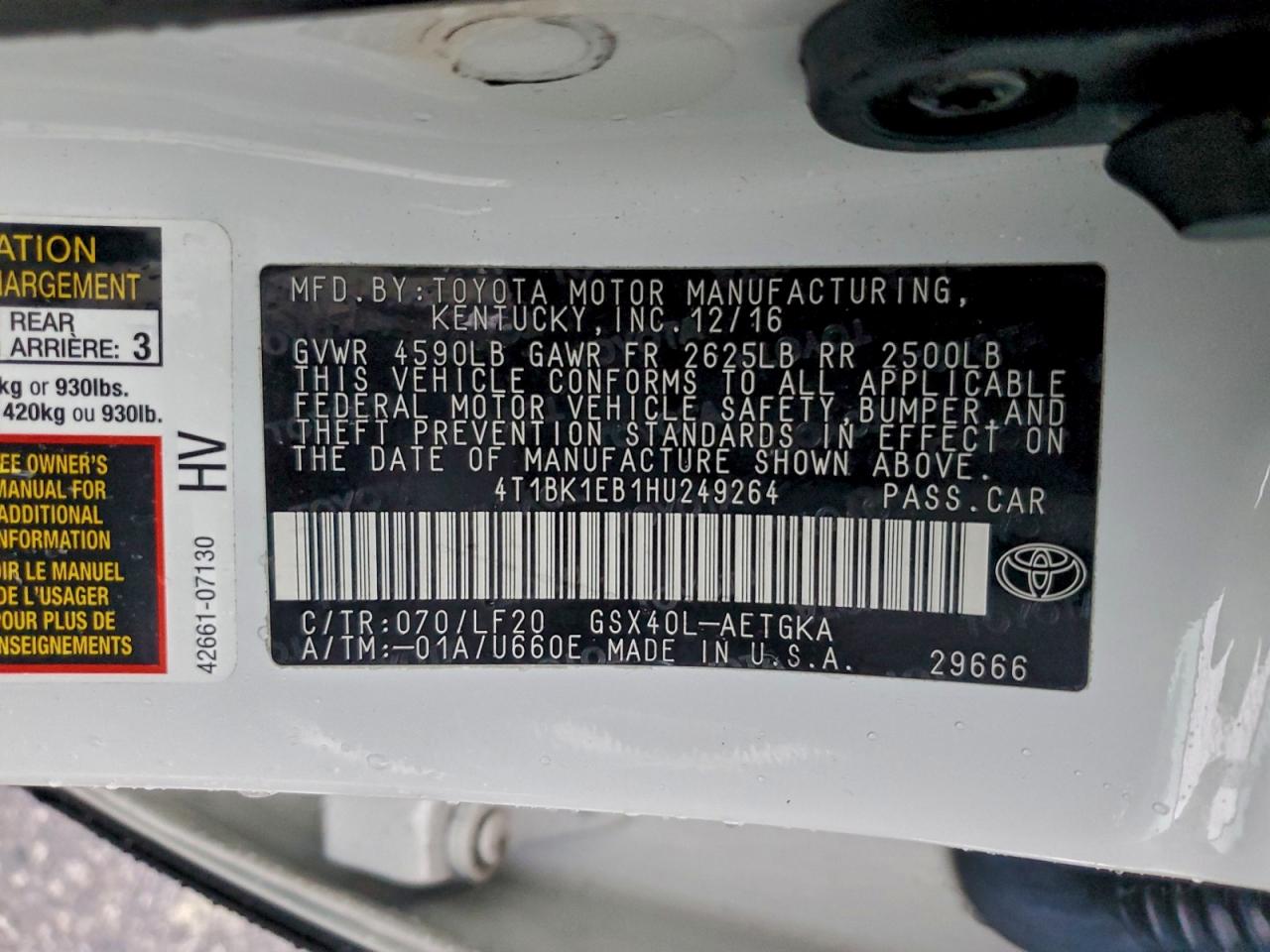 Toyota Avalon Xle Image 9