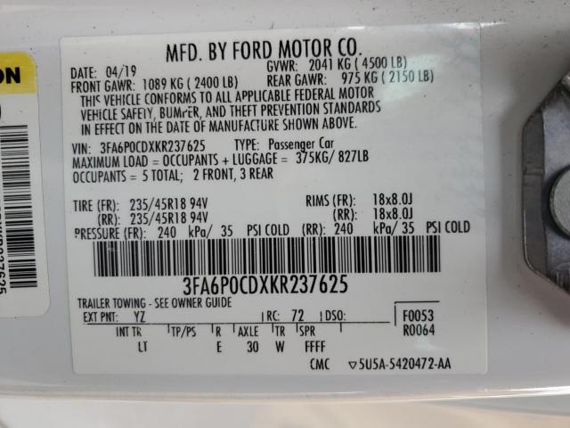 Ford Fusion Sel Image 10