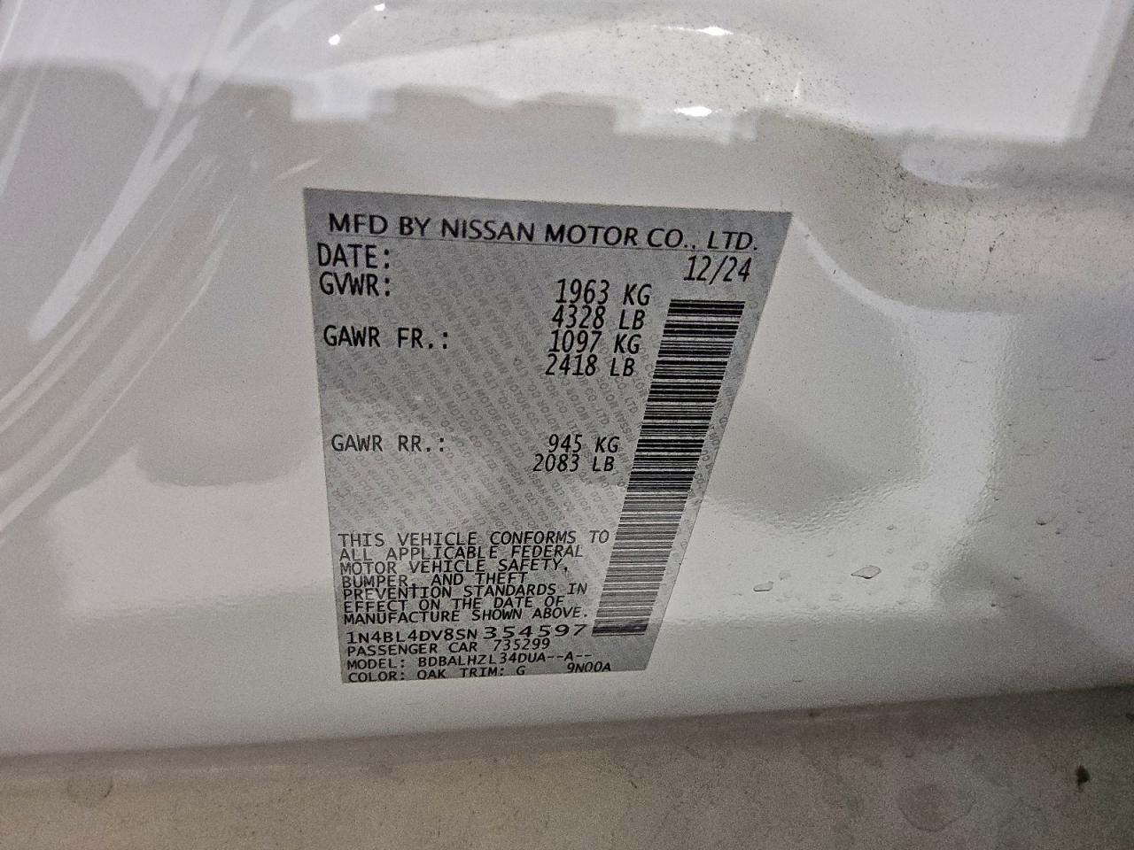 Nissan Altima Sv Image 10