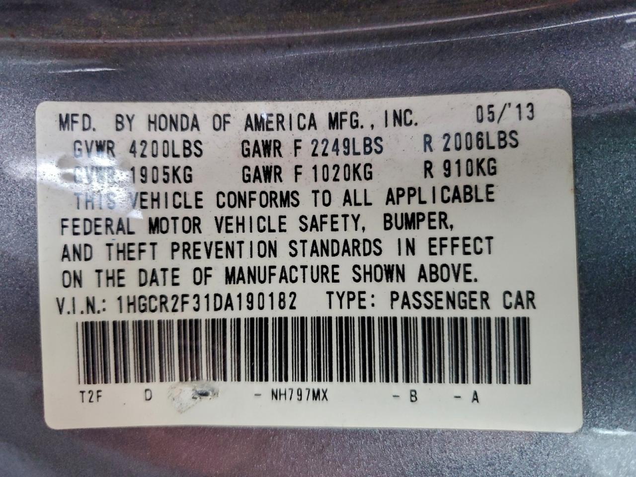 Honda Accord Lx Image 11