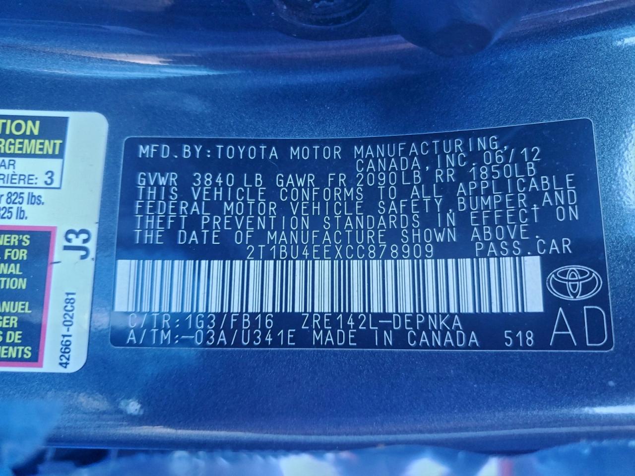 Toyota Corolla Base Image 8