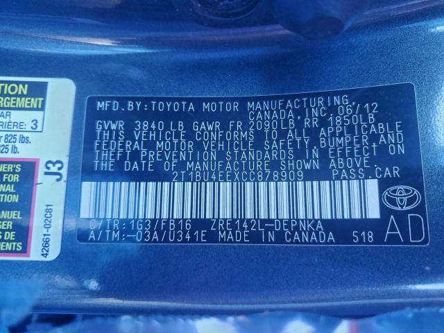 Toyota Corolla Base Image 8