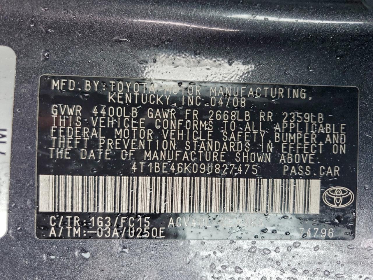 Toyota Camry Base Image 7