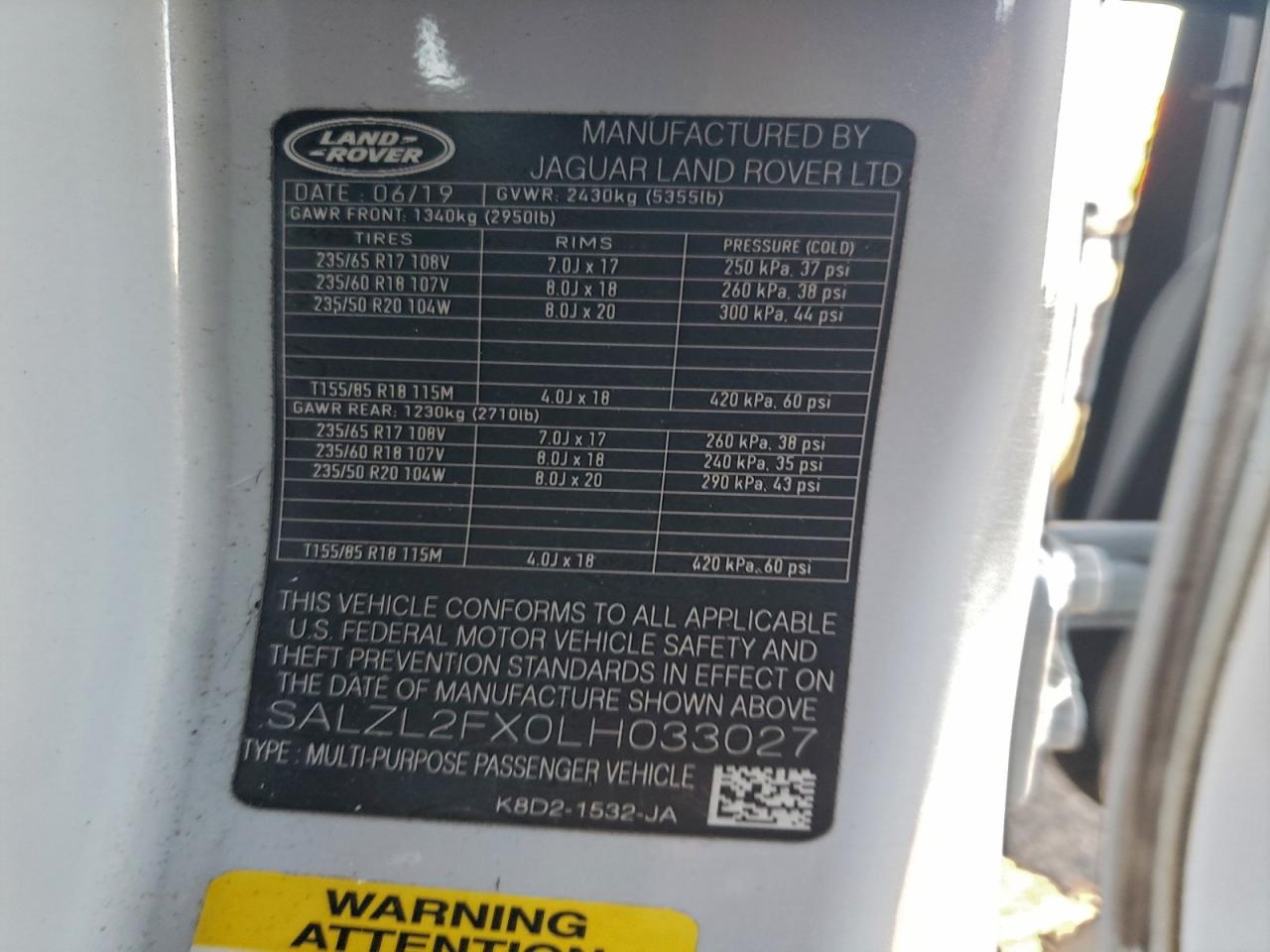 Land Rover Range Rover First Edition Image 6