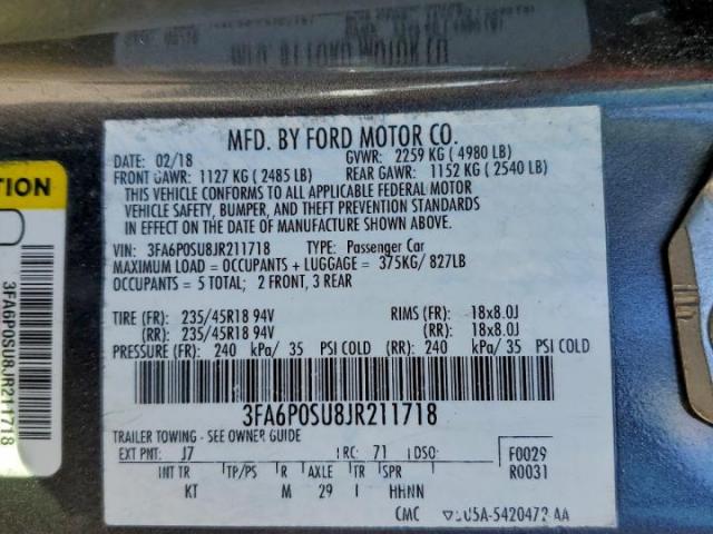 Ford Fusion Titanium/platinum Phev Image 5