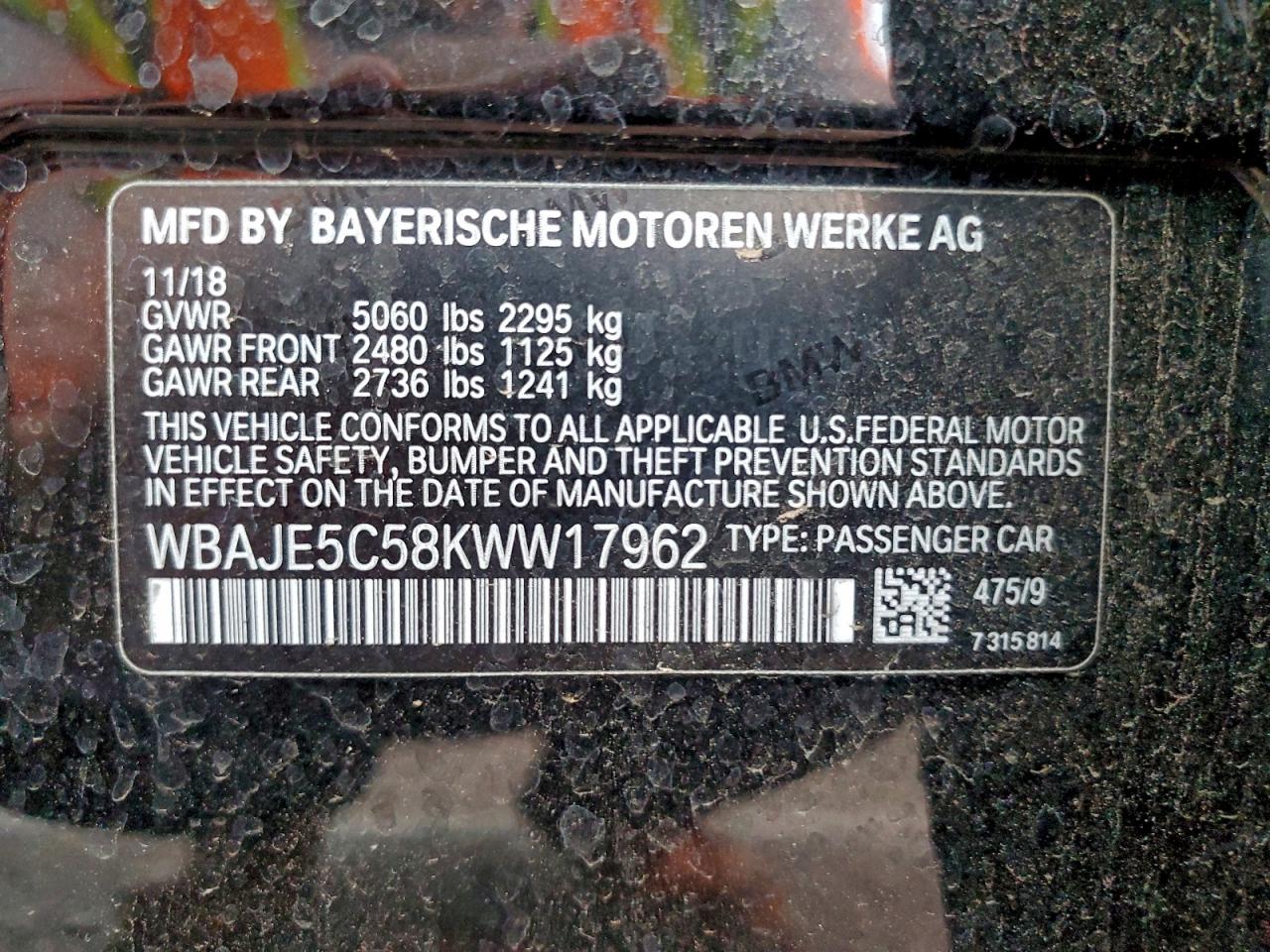 BMW 5 Series I Image 10