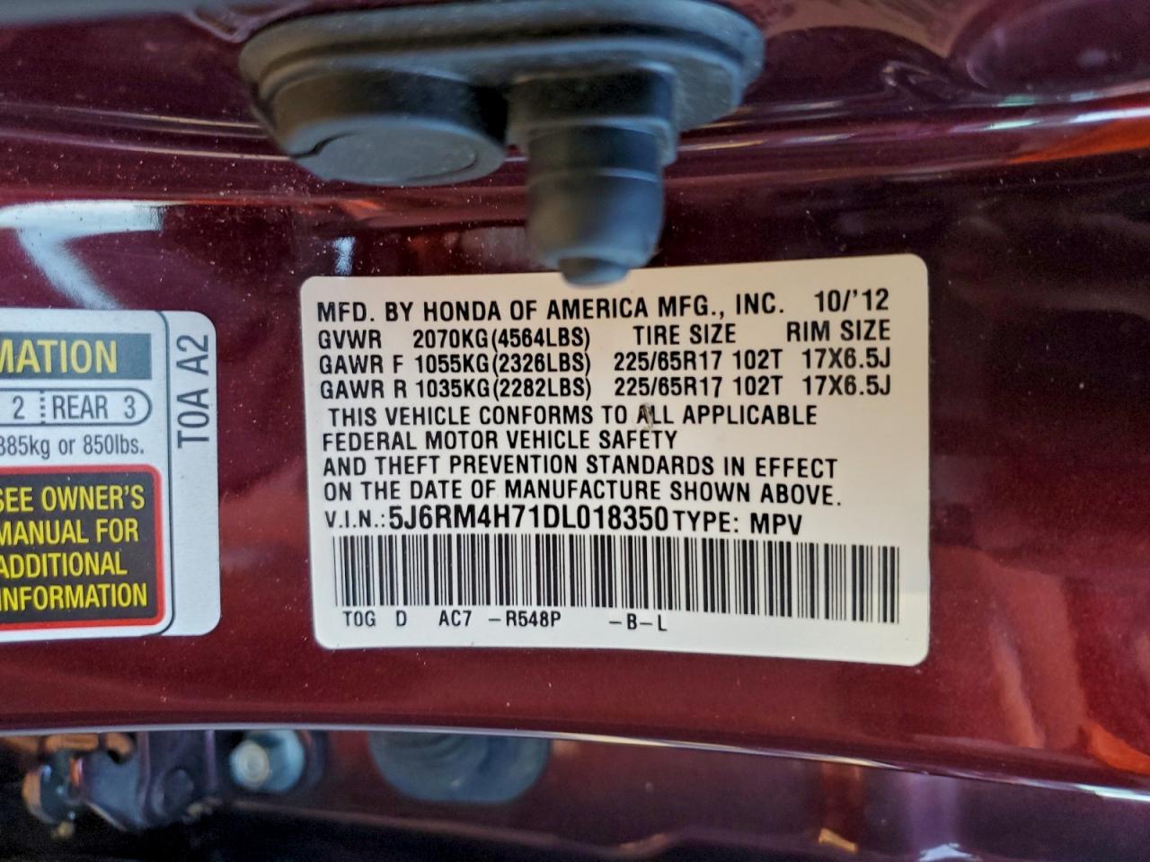 Honda Crv Exl Image 8